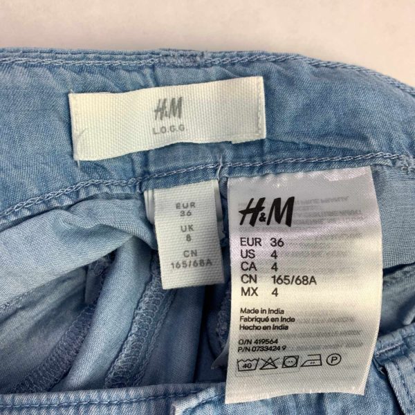 H&M Byxor stl 36 Blå