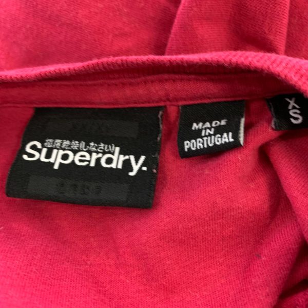Superdry T-shirt stl XS Rosa