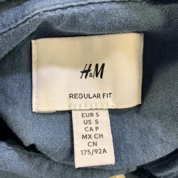 H&M Skjorta stl S Blå